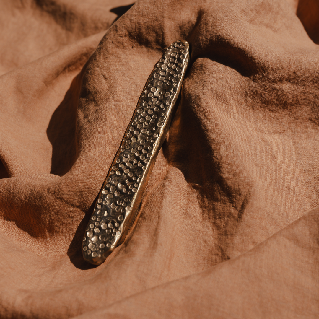 Photography by Joey Kendal Brown. Product shown in our Silicon Bronze.
