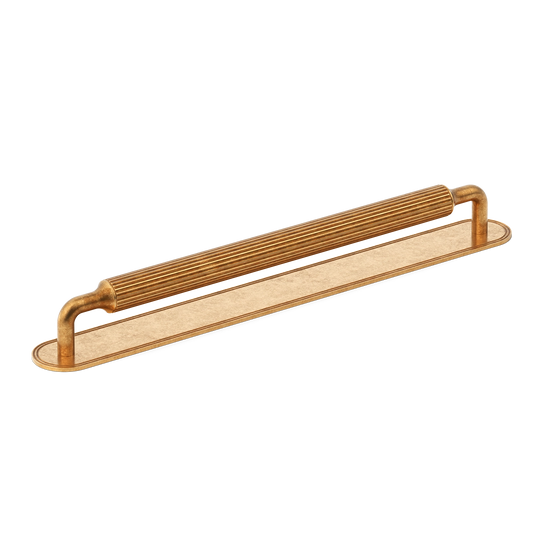 Barwick Ridged Appliance Pull with Backplate