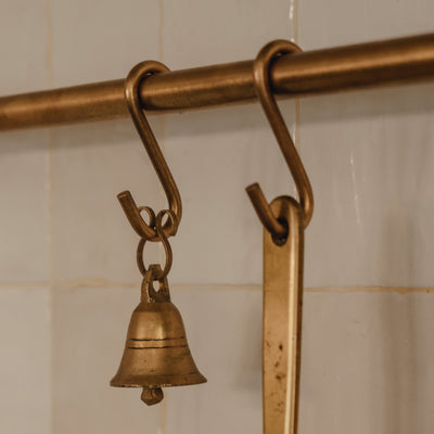 Project and photography by Joey Kendal Brown | Cotswold Slim S Hooks shown in our aged brass (BEL) finish.