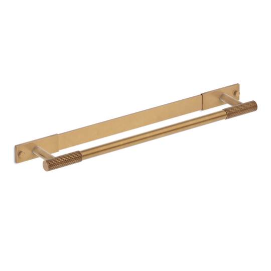 MIX Diamond Knurled Bath Towel Rail & Backplate