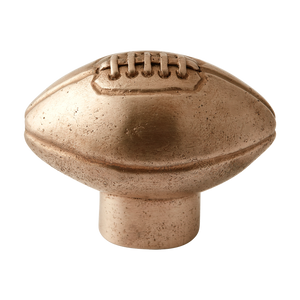 Whimsical American Football Silicon Bronze Cabinet Knob