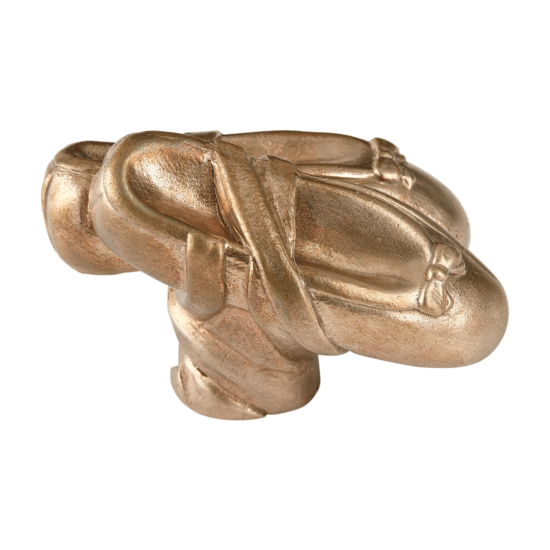 Whimsical Ballet Shoes Silicon Bronze Cabinet Knob
