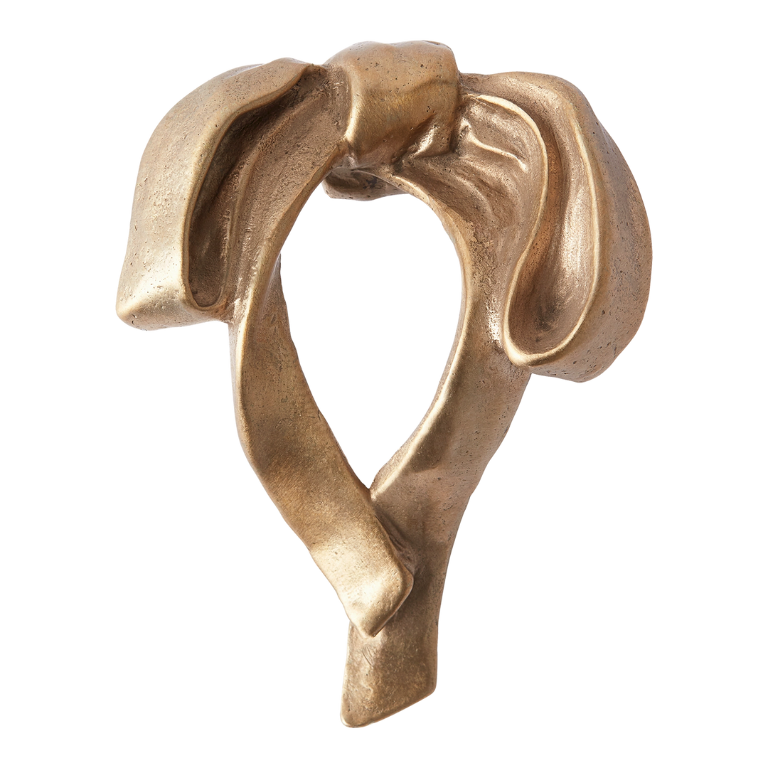 Whimsical Bow Silicon Bronze Cabinet Knob