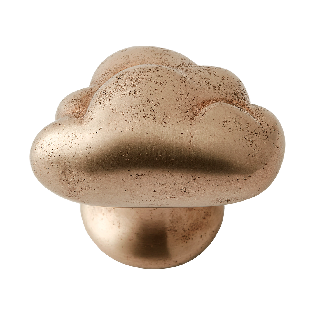Whimsical Cloud Silicon Bronze Cabinet Knob