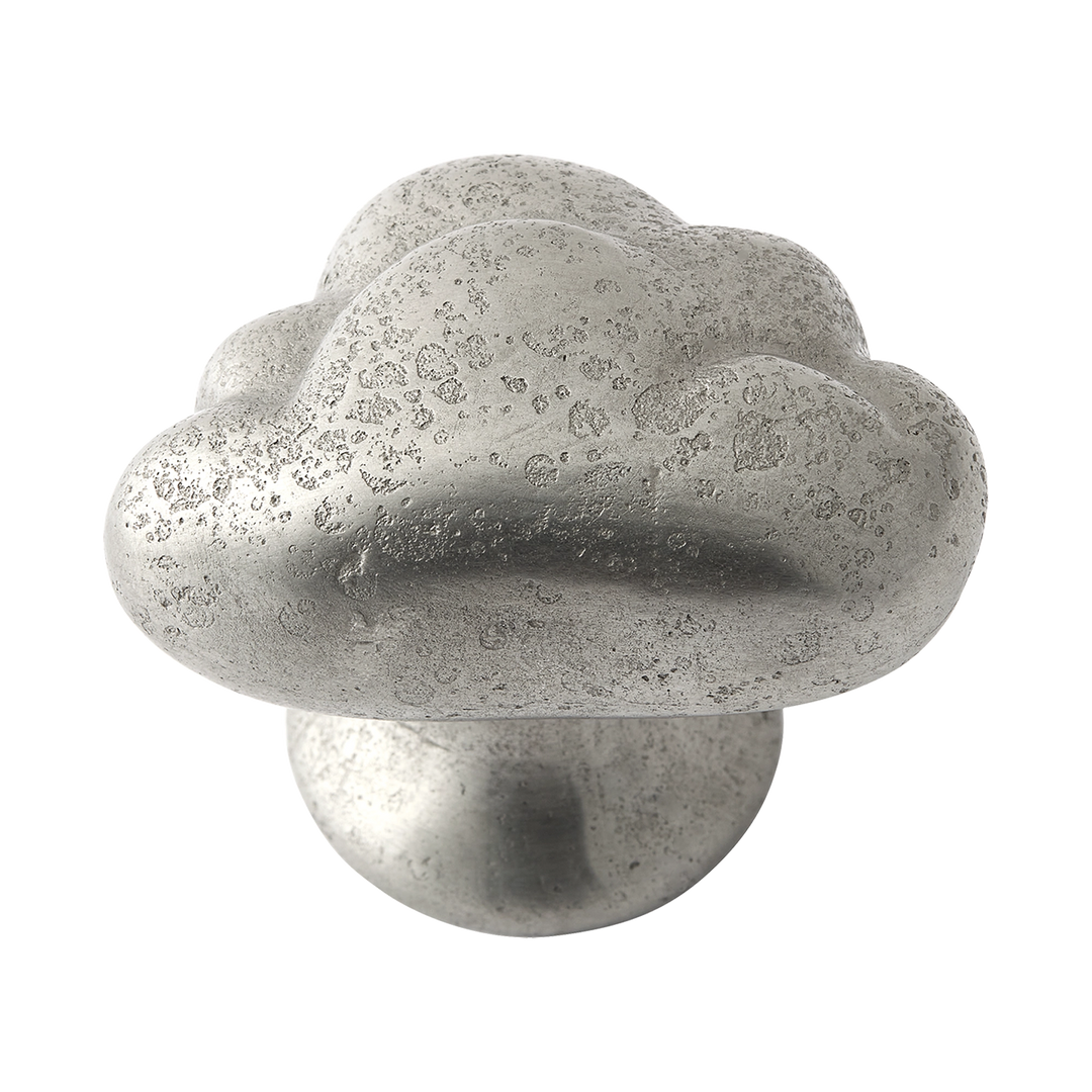 Whimsical Cloud White Bronze Cabinet Knob