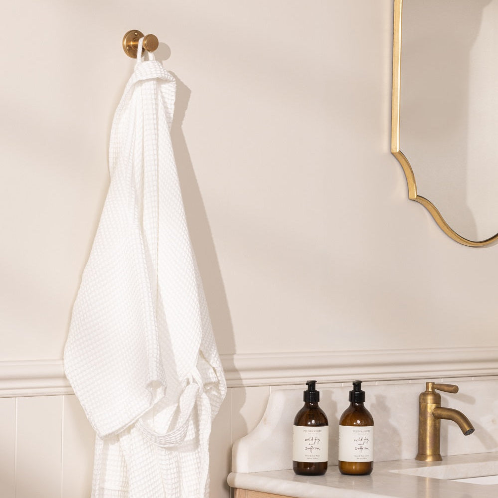 Photography by Handover Agency. Product shown in our aged brass (BEL) finish.