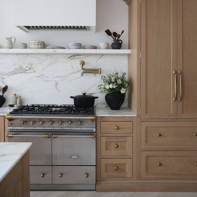 Design by No. 17 House. Product shown in our aged brass (BEL) finish. 