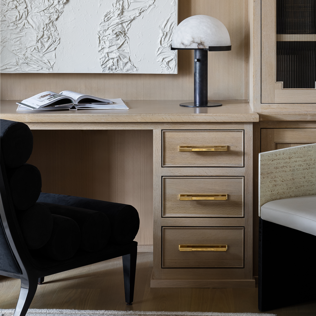 Design by McCroskey Interiors. Photography by Nate Sheets Photography. Product shown in our aged brass (BEL) finish.  