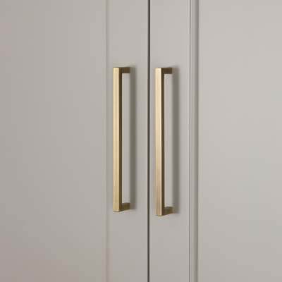 Design by Rachael Somerville Interiors. Photography by Handover Agency. Product shown in our satin antique satin lacquered (SAS) finish.