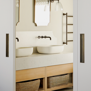 Design by Nikki Williams .Photography by Anna Stathaki. Product shown in our satin antique satin lacquered (SAS) finish.