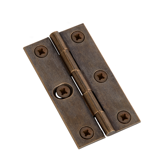 204 - 1 SLOT Brass Butt Hinge with Pozi Screws