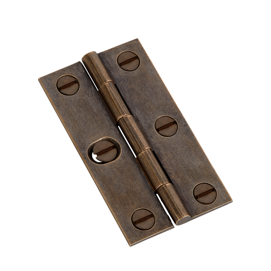 204 - 1 SLOT Brass Butt Hinge with Slotted Screws