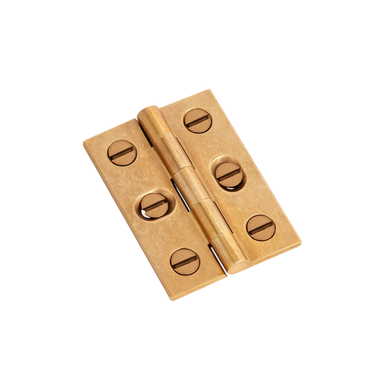 207 - 2 SLOT Broad Butt Hinge with Slotted Screws