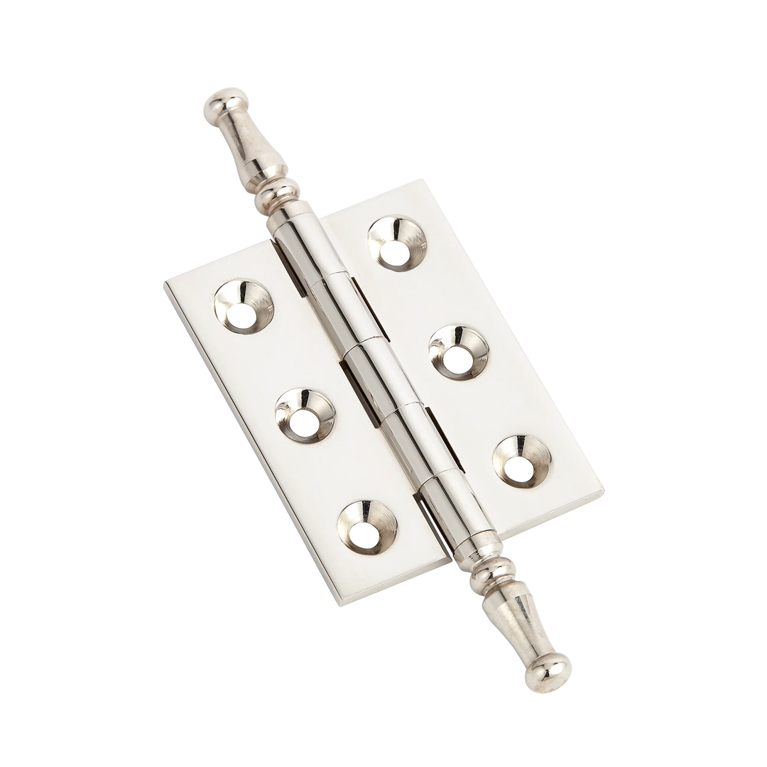 2300 Brass Hinge with Steeple Finials