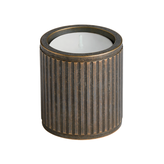 Barwick Ridged 55mm Brass Tealight Holder