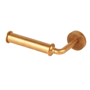 Barwick Plain Toilet Roll Holder (Left Hand) in our aged brass (BEL) finish
