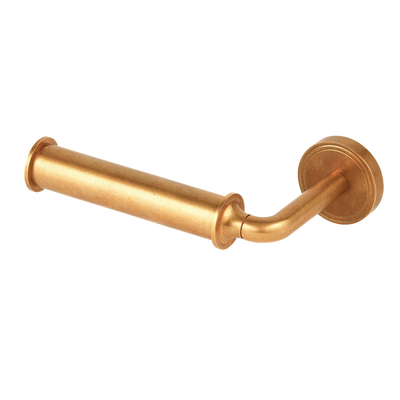 Barwick Plain Toilet Roll Holder (Left Hand) in our aged brass (BEL) finish