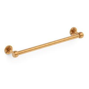 Cotswold Slim Bathroom Towel Rail shown in our aged brass (BEL) finish.