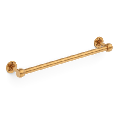 Cotswold Slim Kitchen Towel Rail shown in our aged brass (BEL) finish.