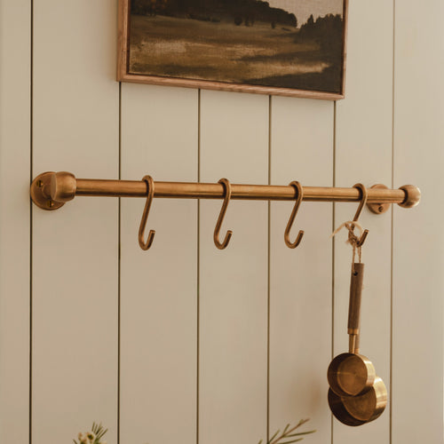 Cotswold Slim Pot Rail & S Hooks