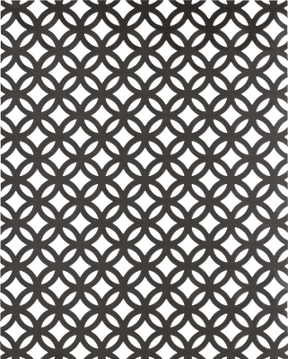 Interlocking Circles Perforated Grille
