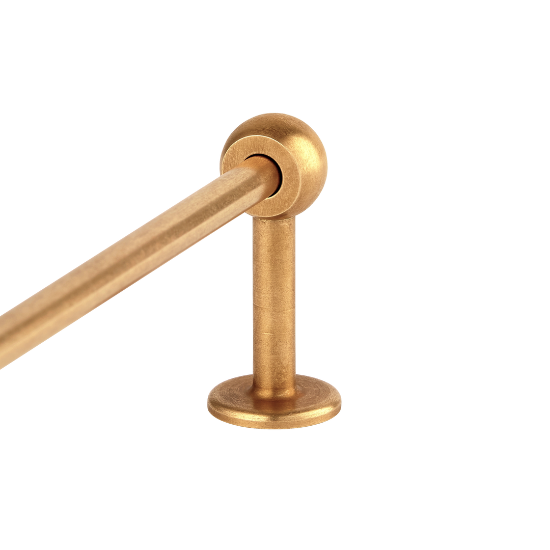 Product shown in our aged brass (BEL) finish.  