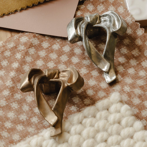 Whimsical Bow Bronze Cabinet Knob