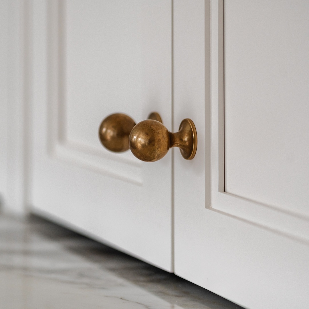 Design by JK Interior Living. Product shown in our aged brass (BEL) finish.