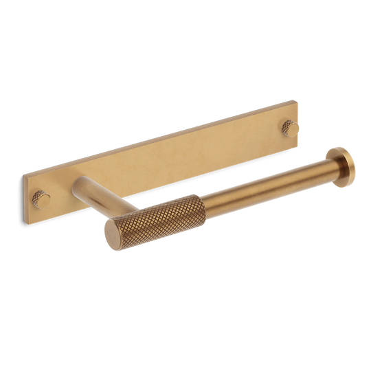 MIX Diamond Knurled Toilet Roll Holder & Backplate