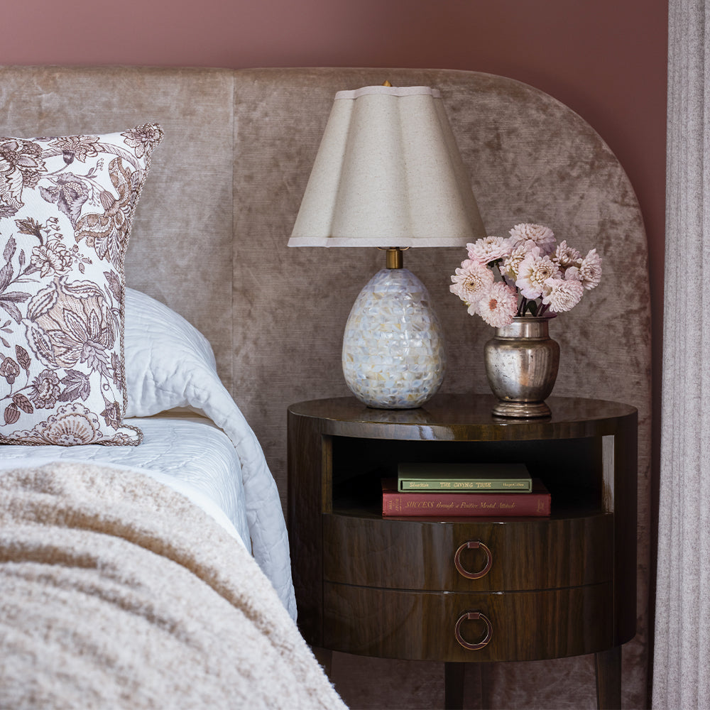 Design by Lindsey Goddard Interiors | Oblique Cabinet Ring Pull shown in our dark bronze (DBZ) finish.