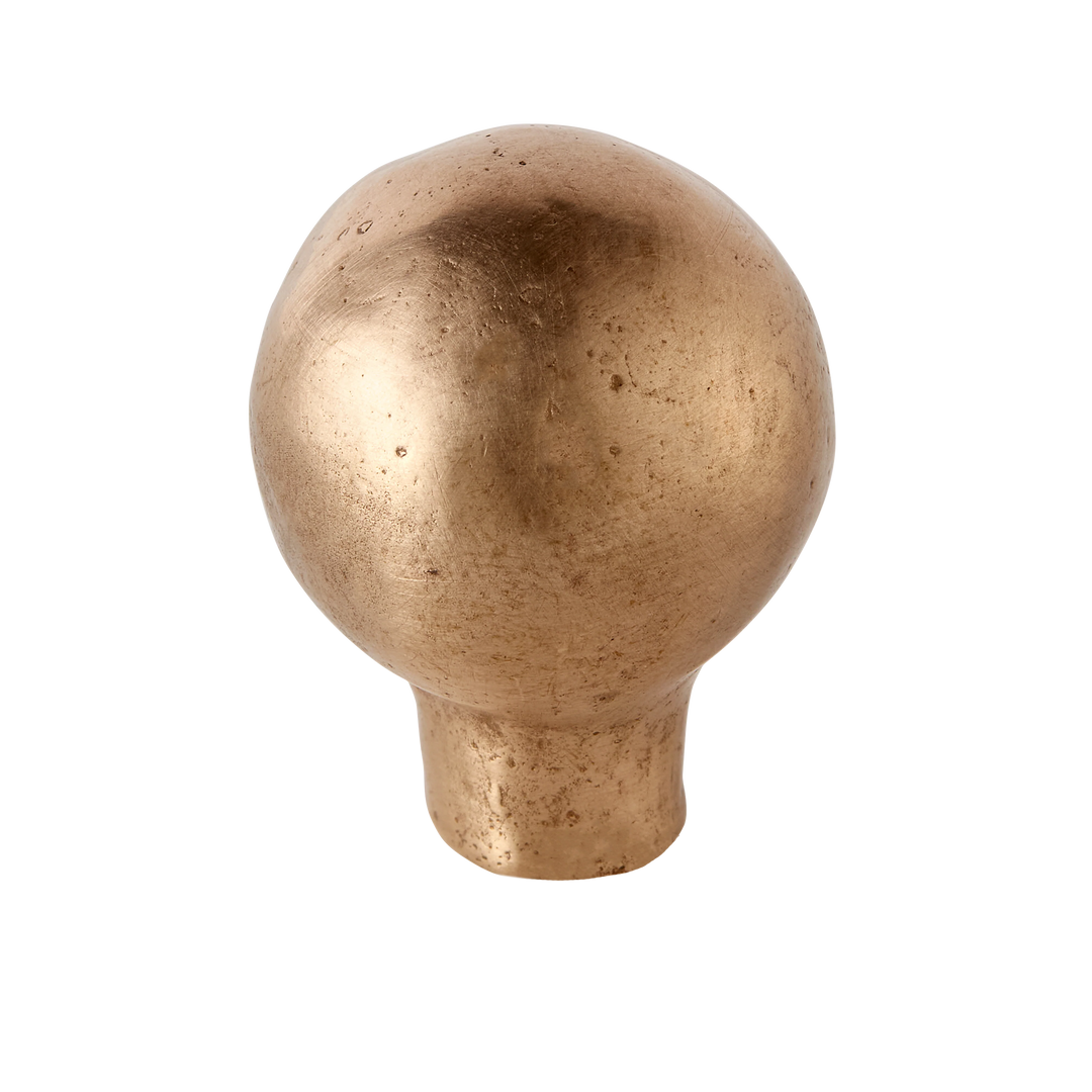 Sketch Cabinet Knob shown in our silicon bronze. 
