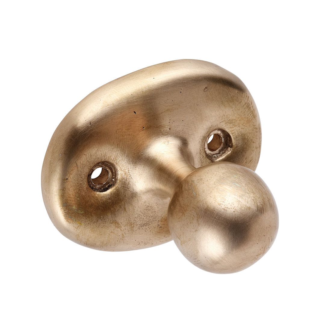 Sketch Round Wall Hook  shown in silicon bronze.