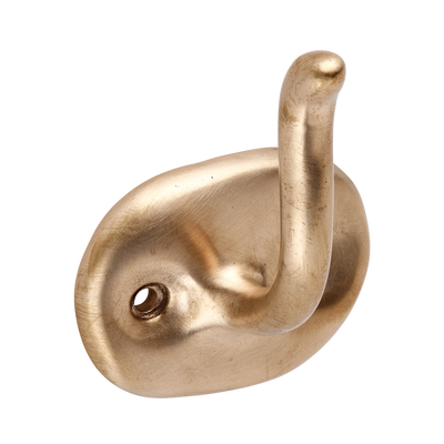 Sketch Long Wall Hook shown in our burnished bronze finish