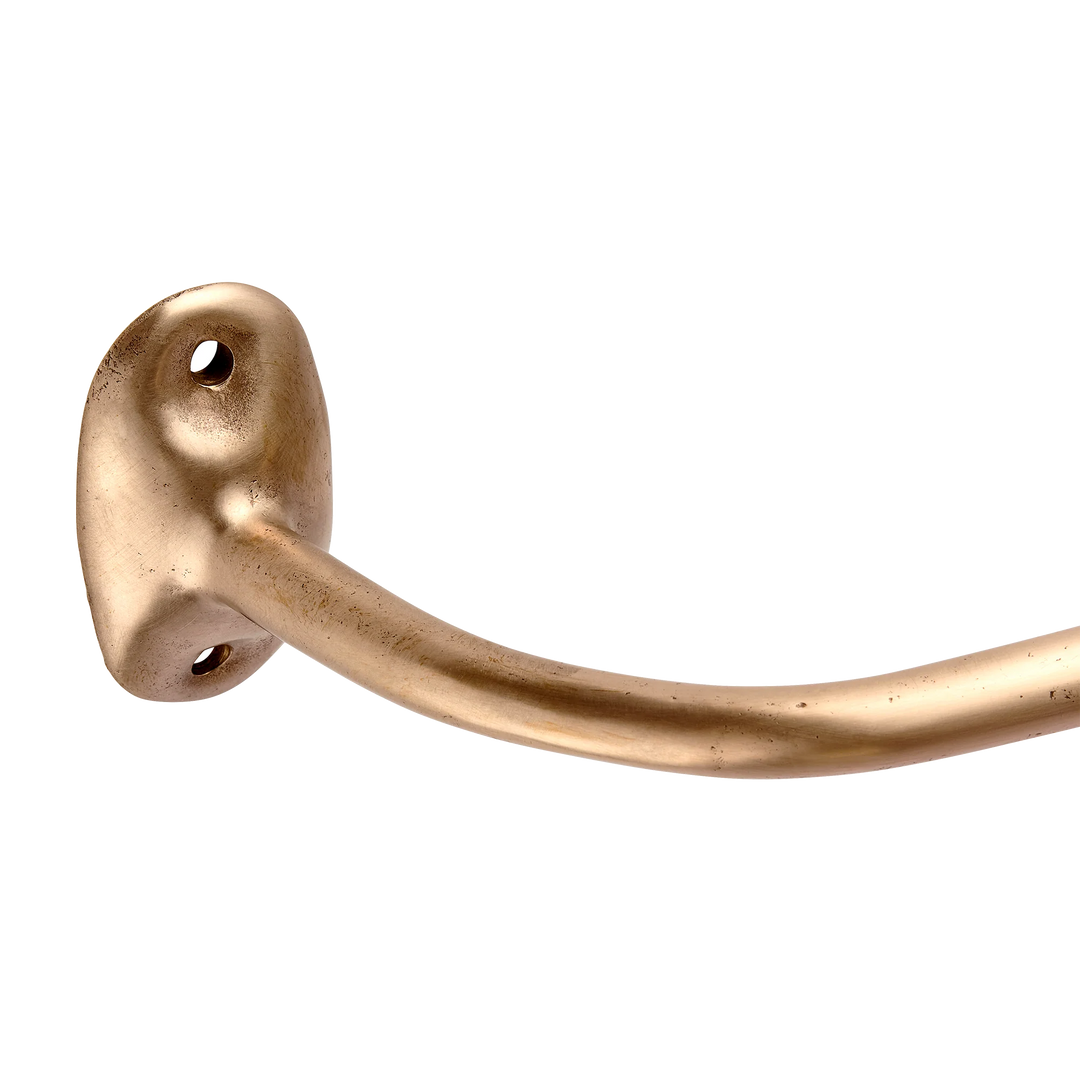 Sketch Hand Towel Rail shown in silicon bronze.