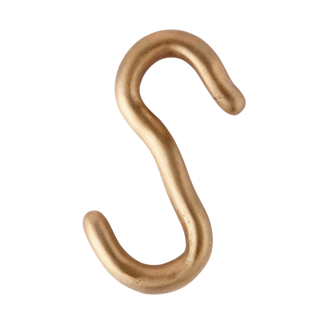 Sketch S hook shown in silicon bronze.