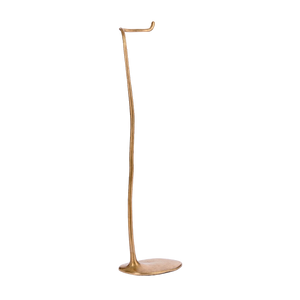 Sketch Freestanding Toilet Roll Holder shown in silicon bronze.