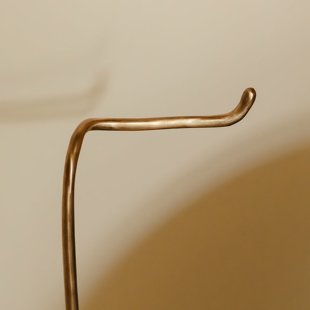 Photography by Joey Kendal Brown | Sketch Freestanding Toilet Roll Holder shown in silicon bronze. 