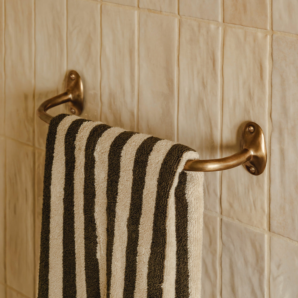 Photography by Joey Kendal Brown | Sketch Hand Towel Rail shown in silicon bronze.