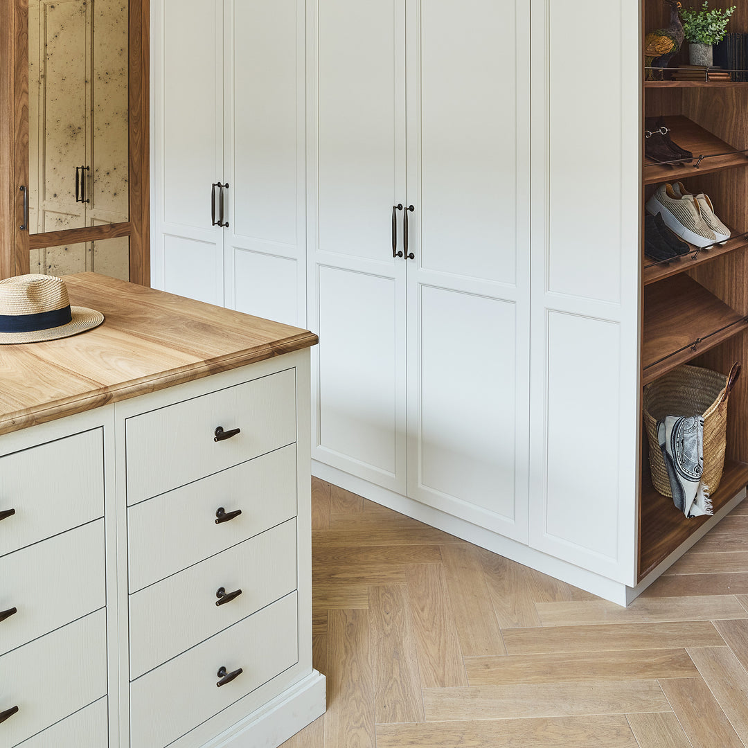 Design by Naked Kitchens. Product shown in our dark aged brass (DAB) finish.