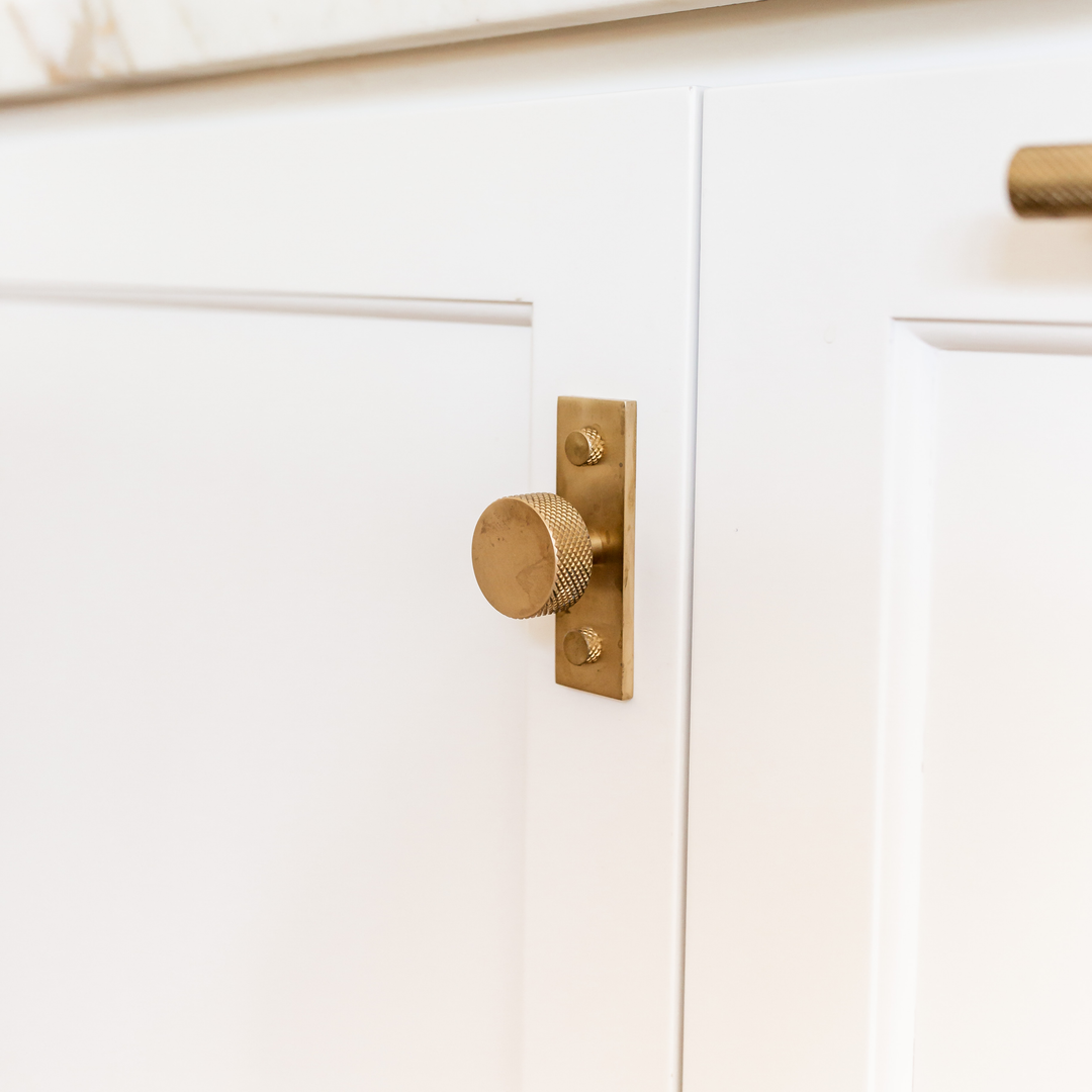 Design by McCroskey Interiors and Cella Jane. Photography by Nate Sheets Photography. Product shown in our satin brass unlacquered (SBUL) finish. 
