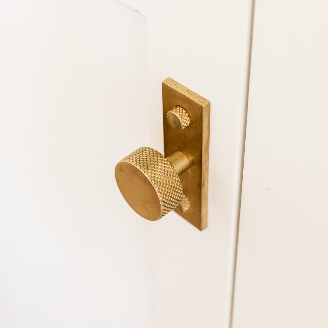 Design by McCroskey Interiors and Cella Jane. Photography by Nate Sheets Photography. Product shown in our satin brass unlacquered (SBUL) finish.