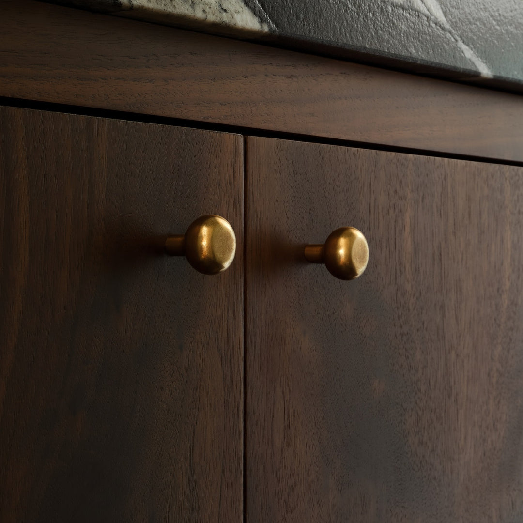 Design by Studio Seiders. Photography by Lindsay Brown Photography. Product shown in our aged brass (BEL) finish.