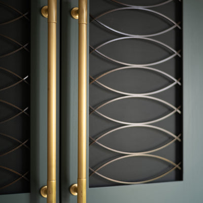 Design by Emmie B Interiors. Product shown in our antique brass lacquered (ABL).