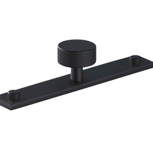 Sample of MIX Diamond Knurled Cabinet Knob & Backplate