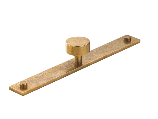 Sample of MIX Plain Cabinet Knob & Backplate